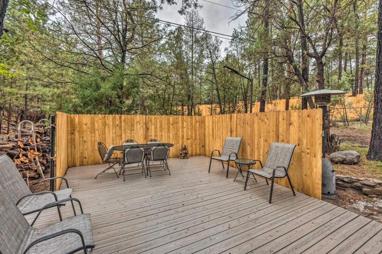 Rustic Ruidoso Cabin With Large Deck And Grill! Kültér fotó